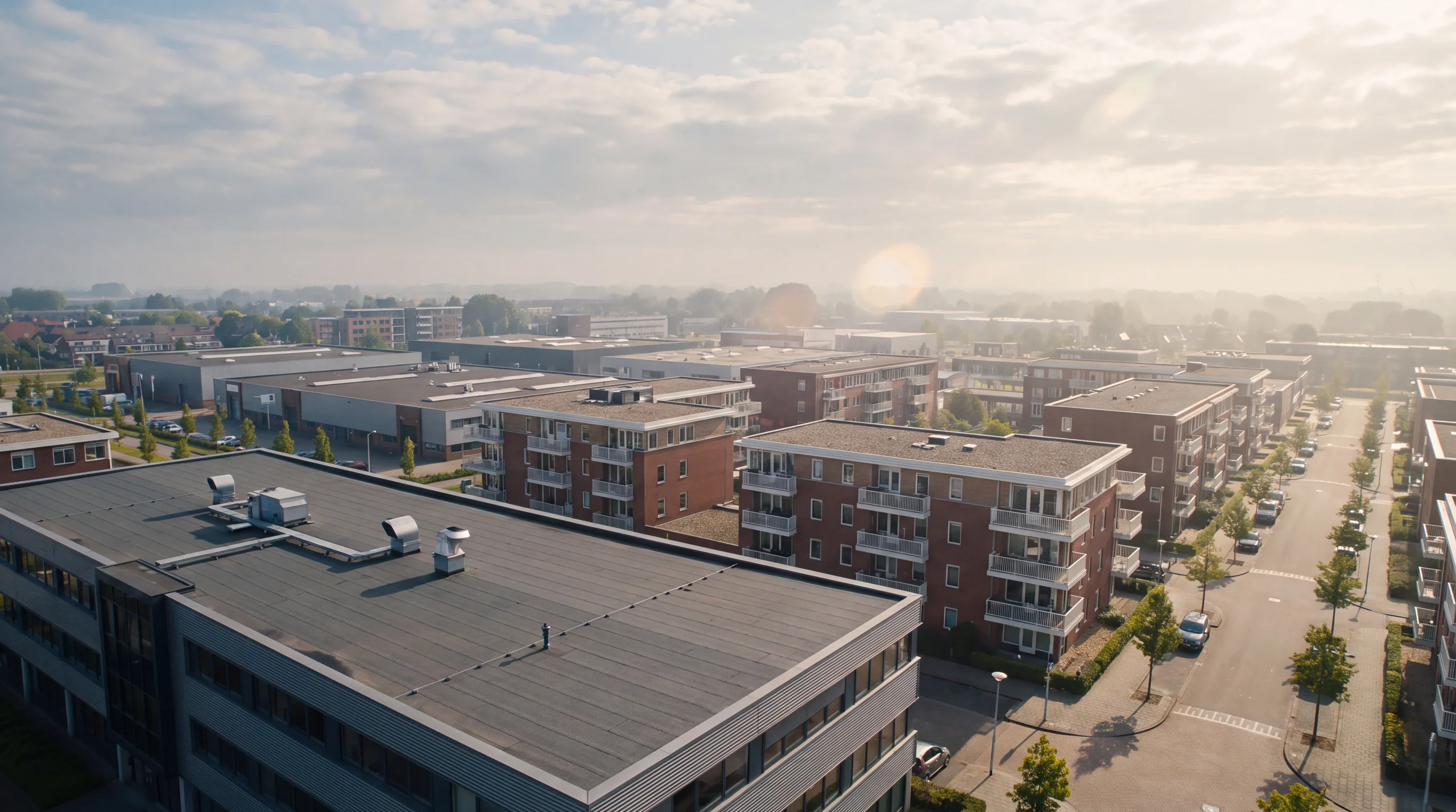Gemengde vastgoedportefeuille met kantoren en appartementen